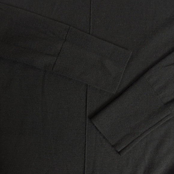 Banana Republic Black Merino Wool Turtleneck Sweater Long Sleeve Women’s Medium - Picture 8 of 14